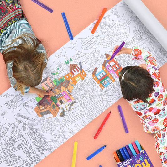 🖍️ Rouleau de coloriage à thème - 10M