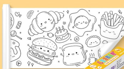 🖍️ Rouleau de coloriage à thème - 10M